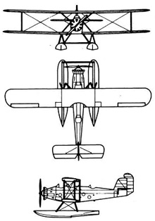 Plan 3 vues du Martin T3M / T4M