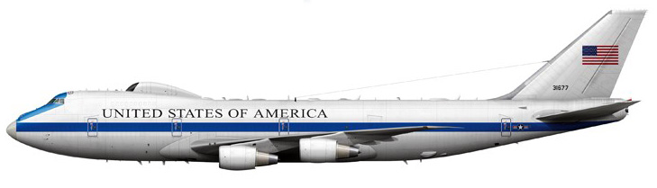 Profil couleur du Boeing E-4 Nightwatch