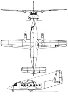 Plan 3 vues du Nord N.260 Super Broussard