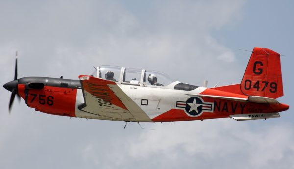 Beechcraft T-34C Turbo Mentor.