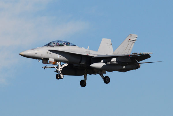 MDD FA-18D Hornet.Finlande_Wikimédia
