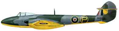 Profil couleur du Gloster Trent Meteor