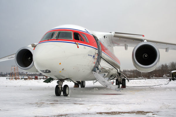 L'un des deux seuls avions modernes d'Air Koryo, un Antonov An-148 de facture ukrainienne.