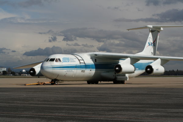 Le seul et unique Lockheed L-300, ici dans la livrée de la NASA.