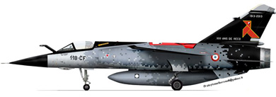 Profil couleur du Dassault Aviation Mirage F1-CR