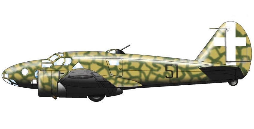 Profil couleur du Caproni Bergamaschi Ca.310 Libeccio