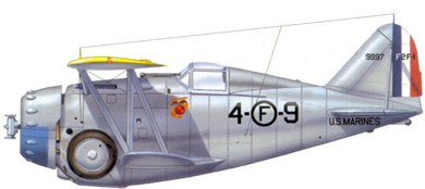 Profil couleur du Grumman F2F