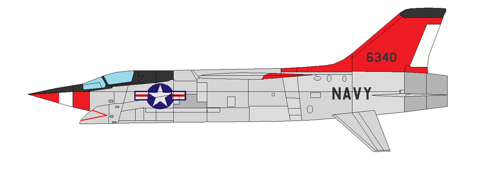 Profil couleur du Vought XF8U-3 Crusader III