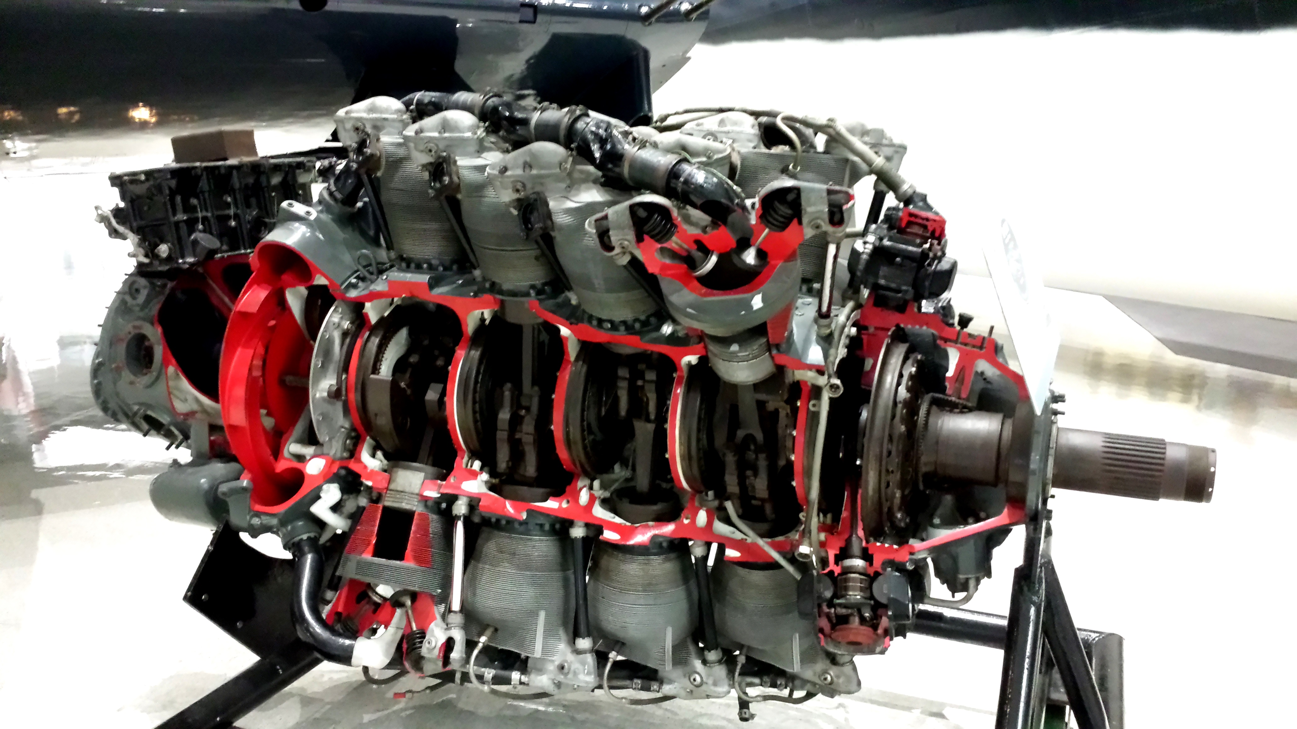 Wright R 975 Exploded View National Naval Aviation Museum - Pensacola, Floride - Reportage ...