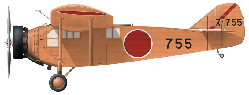 Profil couleur du Mitsubishi K3M ‘Pine’