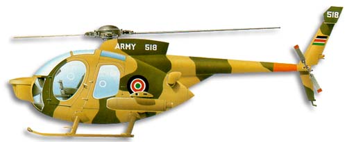 Profil couleur du McDonnell-Douglas MD 500 Defender