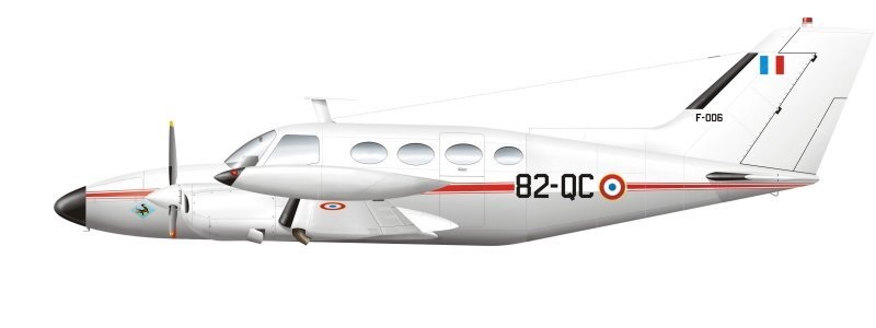 Profil couleur du Cessna 401 / 402 / 411 / 421 Golden Eagle