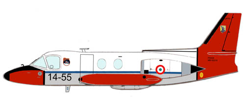 Profil couleur du Piaggio PD.808