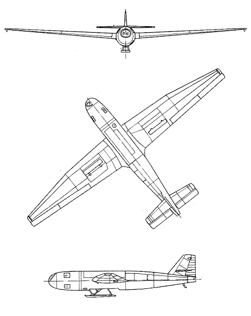 Plan 3 vues du DFS 228