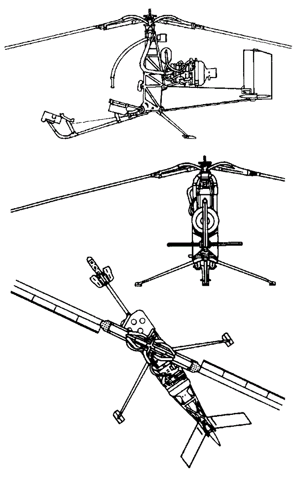 Plan 3 vues du Dornier Do 32