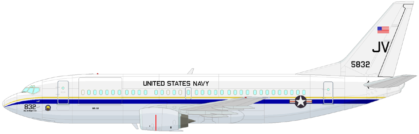 Profil couleur du Boeing C-40 Clipper