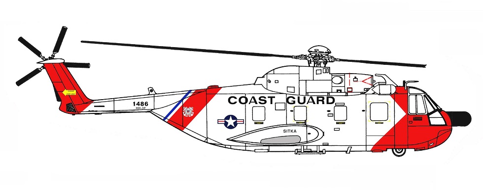 Profil couleur du Sikorsky CH-3 Jolly Green Giant / HH-3 Pelican