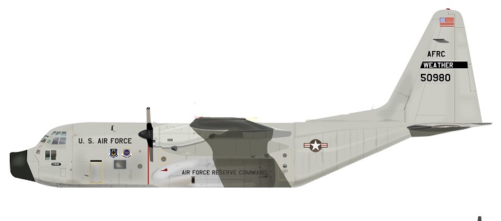 Profil couleur du Lockheed WC-130 Weatherbird