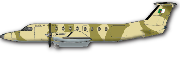 Profil couleur du Beechcraft 1900 Beechliner