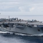 Les navires américains accueillant ou recevant des aéronefs.