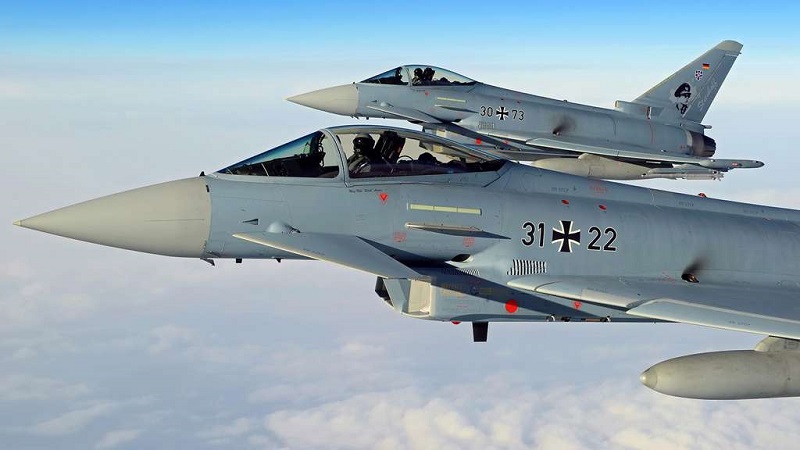 Deux EF-2000 Typhoon de la Luftwaffe s'écrasent dans l'est de l'Allemagne.  - avionslegendaires.net