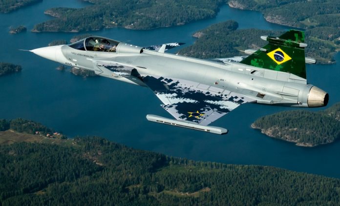 Saab Gripen Brésilien - Aviation72 1/72 - Modèle Moulage Sous Pression - Préco