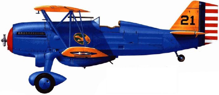 Profil couleur du Curtiss P-6 Hawk