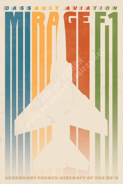 Poster "Mirage F.1 - Legendary Aircraft"
