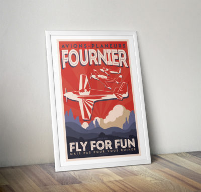Poster "Avions-Planeurs Fournier" – Image 2