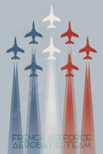 Poster "Patrouille de France - AlphaJet"