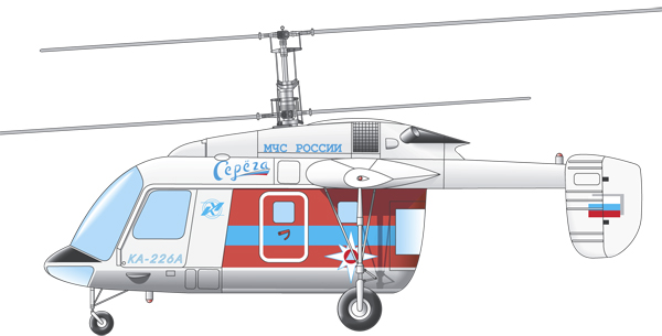 Profil couleur du Kamov Ka-226 ‘Hoodlum-C’