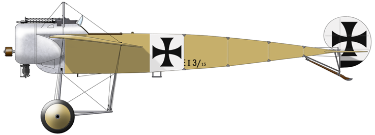 Profil couleur du Fokker M.5