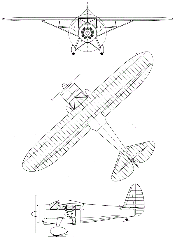 Plan 3 vues du Howard GH / NH Nightingale