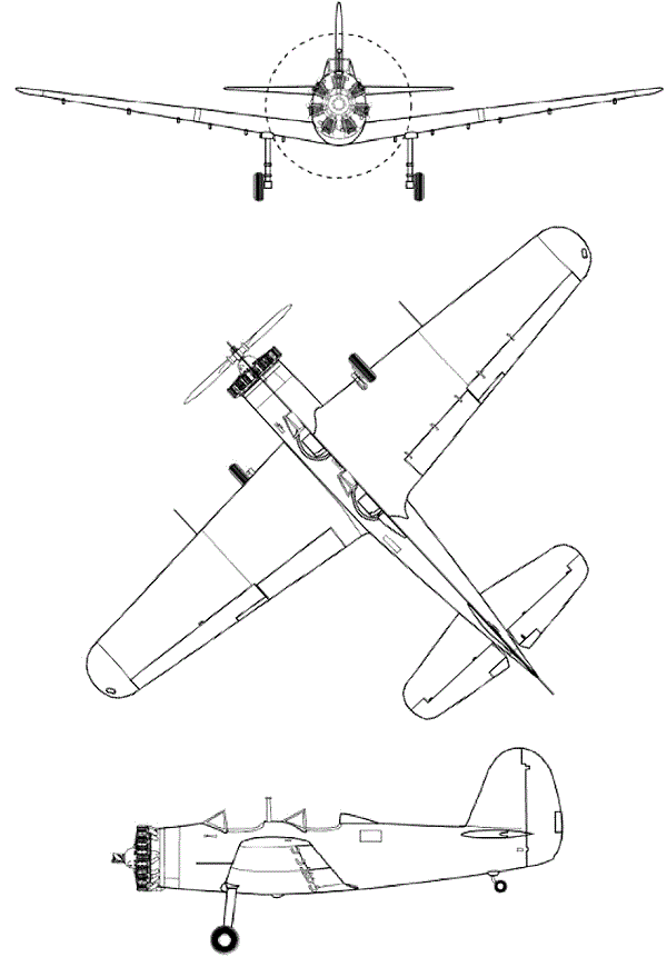 Plan 3 vues du Timm N2T Tutor