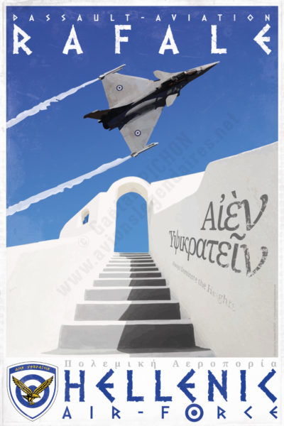 Poster "Rafale - Hellenic Air Force"