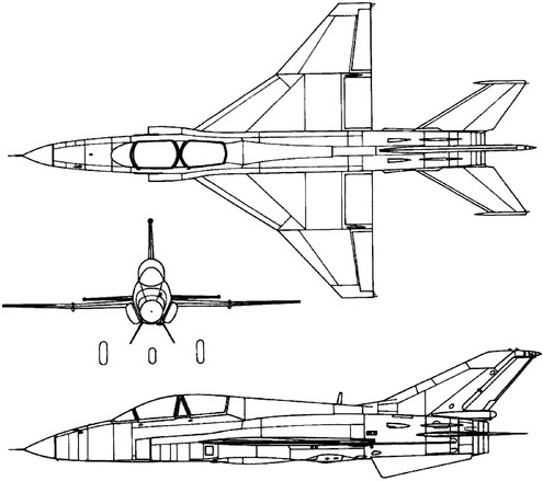 Plan 3 vues du Guizhou JL-9