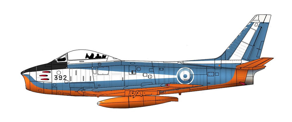 Profil couleur du Canadair CL-13 Sabre