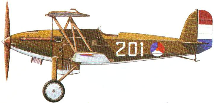 Profil couleur du Fokker D.XVII