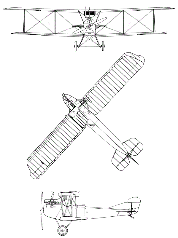 Plan 3 vues du AEG J.I