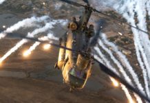 Les Chinook britanniques de Barkhane franchissent les 3000 heures de vol en opérations.