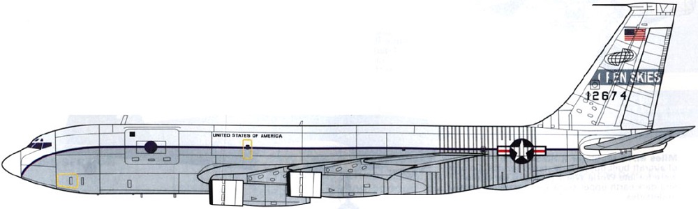 Profil couleur du Boeing OC-135 Open Skies