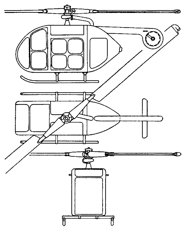 Plan 3 vues du Fiat 7002