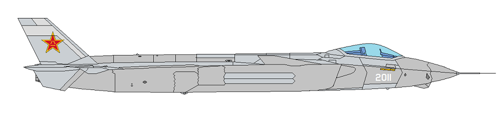 Profil couleur du Chengdu J-20 ‘Firefang’