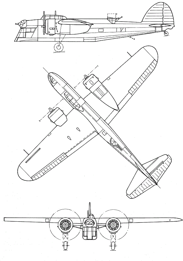 Plan 3 vues du L.W.S. LWS-6 Zubr