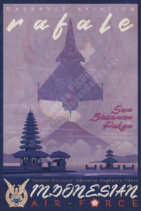 Poster "Rafale - Indonesian Air Force"