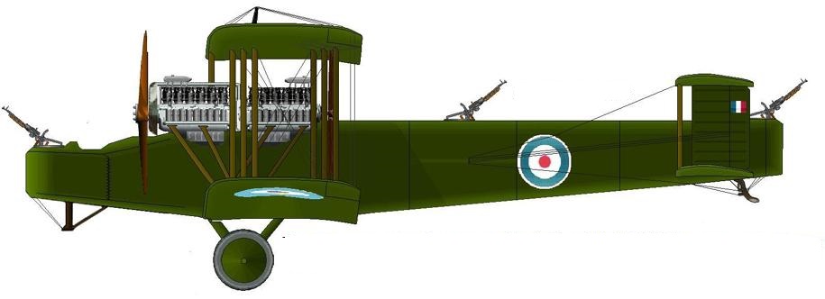 Profil couleur du Handley Page Type V/1500