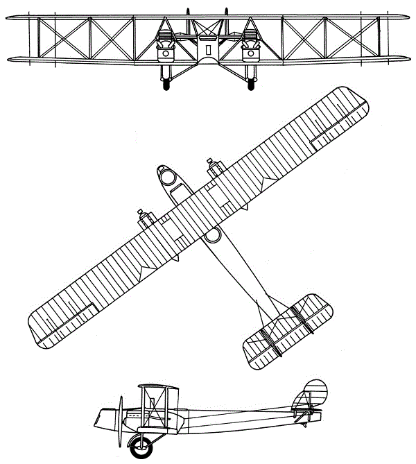 Plan 3 vues du Martin NBS-1