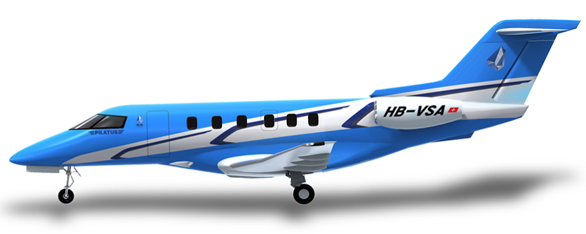 Profil couleur du Pilatus PC-24