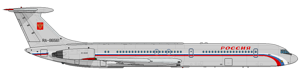 Profil couleur du Ilyushin Il-62 ‘Classic’