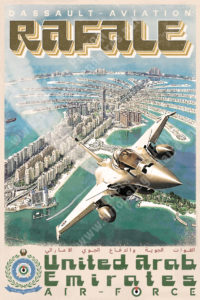 Poster "Rafale - United Arab Emirates Air Force"